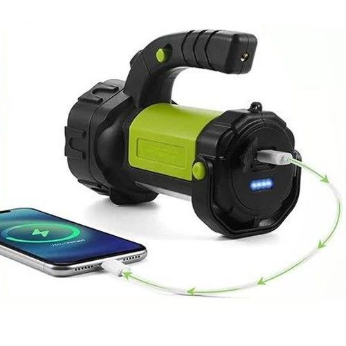 Фонарь кемпинг переносной T80C - 5W+COB (white+red), power bank, 2x18650, ЗУ Type-C, Box