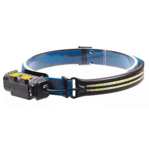 Фонарь на лоб BL-W691-2COB (white+red+RGB), Motion Sensor, Li-Ion аккумулятор, ЗУ Type-C, Box