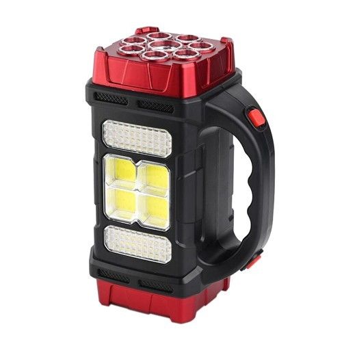 Ліхтар переносний HB-1678-8LEDW+6COB, power bank, Li-Ion акум., сонячна батарея, ЗП microUSB, Box