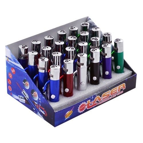 Набор фонарей брелок 9103-2LED, лазер, red, 4 изображения, 3xAG10 УПАКОВКА-24шт