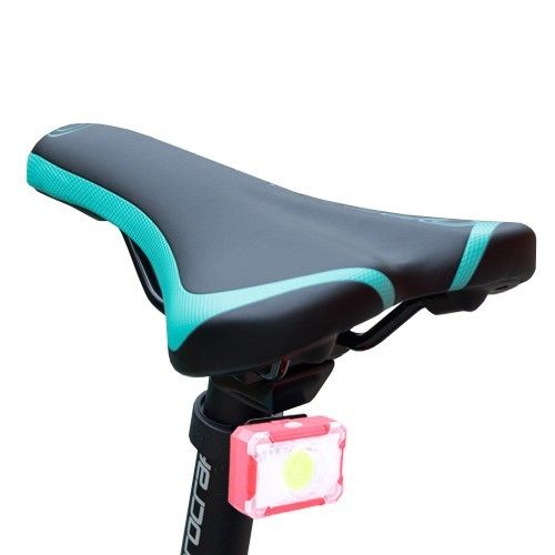 Велофонарь на лоб 1302+COB (white+red), велокрепление, 3xAAA