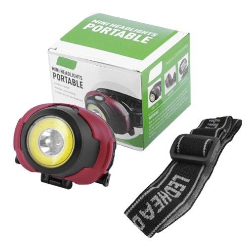 Фонарь на лоб 1802-COB+LED, 3xAAA