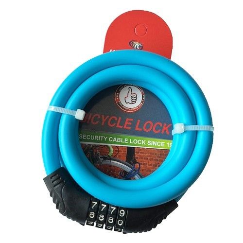 Замок велосипедний 2809, 12*120 тросовий кодовий.