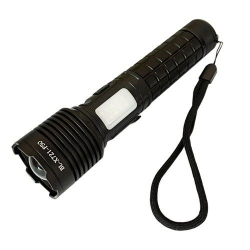 Фонарь переносной BL-X721-P50+10SMD (white+red), power bank, 1x18650, zoom, ЗУ Type-C, Box