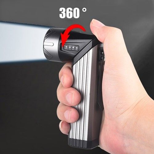 Фонарь 508-OSL+COB(white+red), Li-Ion аккумулятор, поворот на 90?, магнит, ЗУ Type-C, Box