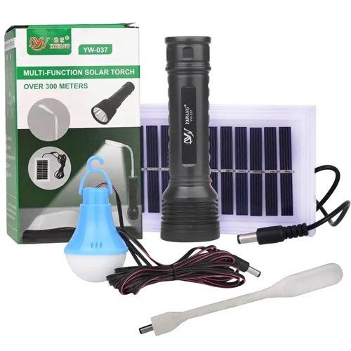 Фонарь YW-037-3W, 1 лампа 3W, гибкая Led лампа, Li-Ion акум., солнечная батарея, Box