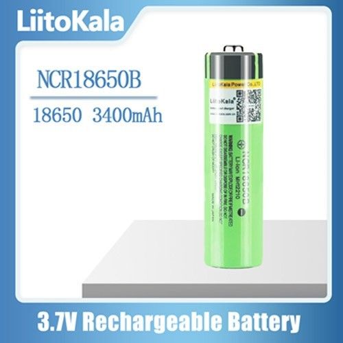 Аккумулятор 18650, LiitoKala NCR 34B-JT, 3400mAh