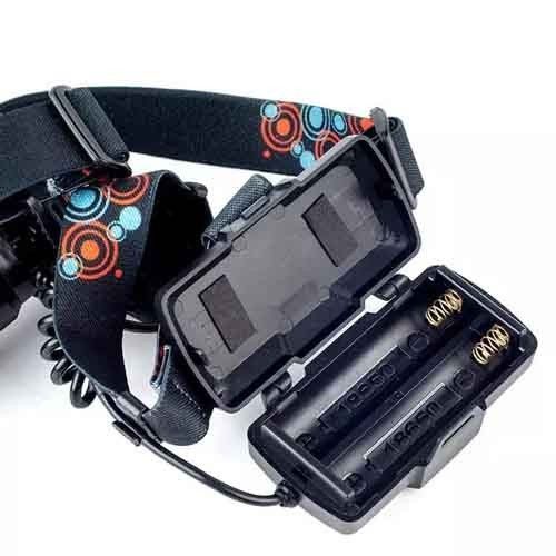 Ліхтар на чоло BL-A19-GT200+COB, 2x18650, zoom, ЗУ microUSB, Box