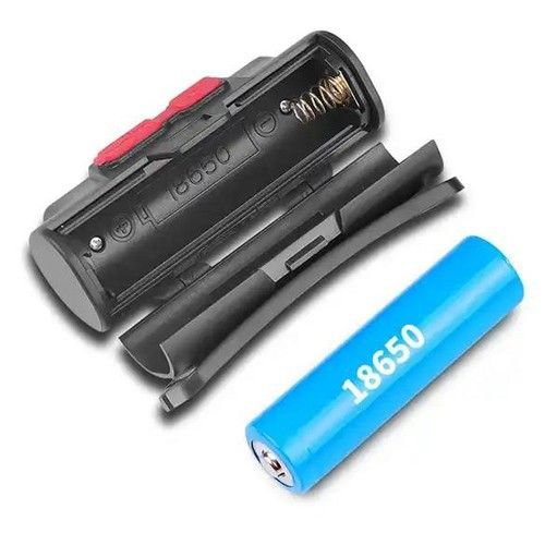 Фонарь на лоб PLD-2119B-XPE+2COB(white+red), 1х18650, ЗУ Type-C, Box