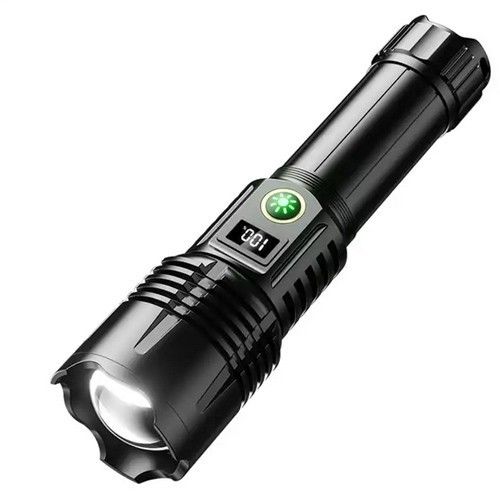 Фонарь PLD-501 WHITE LASER LED PM10-TG, 1х26650, Power bank, Waterproof, индикация заряда, ЗУ Type-C, zoom, Box