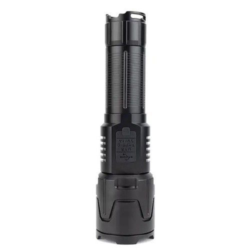 Фонарь PLD-2301 WHITE LASER LED PM30-TG, 1х18650/1х26650/3xAAA, power bank, индикация заряда, ЗУ Type-C, zoom, Box