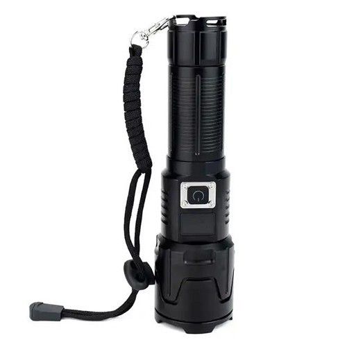 Фонарь PLD-2301 WHITE LASER LED PM30-TG, 1х18650/1х26650/3xAAA, power bank, индикация заряда, ЗУ Type-C, zoom, Box