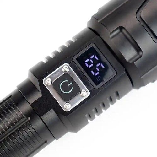 Фонарь PLD-2301 WHITE LASER LED PM30-TG, 1х18650/1х26650/3xAAA, power bank, индикация заряда, ЗУ Type-C, zoom, Box